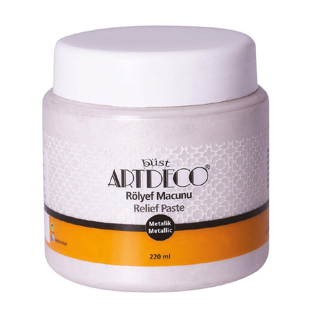 Artdeco Metalik Rölyef Macunu 220ml Sedef 2220