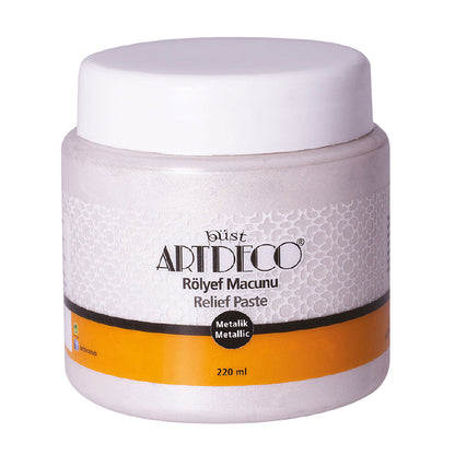 Artdeco Metalik Rölyef Macunu 220ml Sedef 2220
