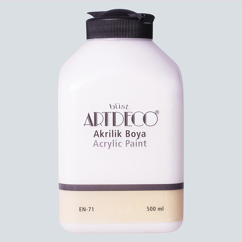 Artdeco Akrilik Boya 500ml Koton Beyaz 3008