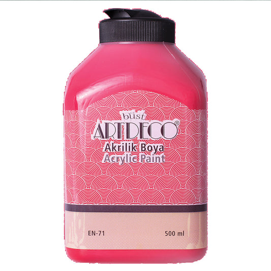 Artdeco Akrilik Boya 500ml Ateş Kırmızı 3015