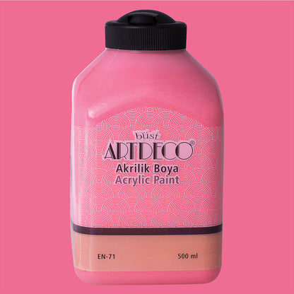 Artdeco Akrilik Boya 500ml Sıcak Pembe 3017