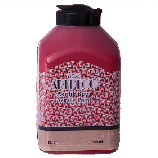 Artdeco Akrilik Boya 500ml Kadife Kırmızı 3019