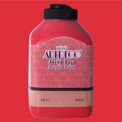 Artdeco Akrilik Boya 500ml Domates Kırmızı 3043