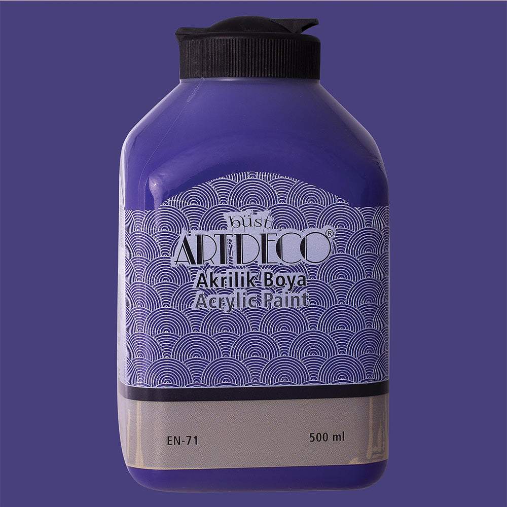 Artdeco Akrilik Boya 500ml Koyu Mor 3048