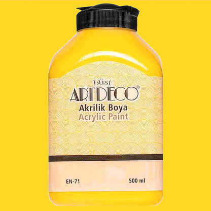 Artdeco Akrilik Boya 500ml Koyu Sarı 3602