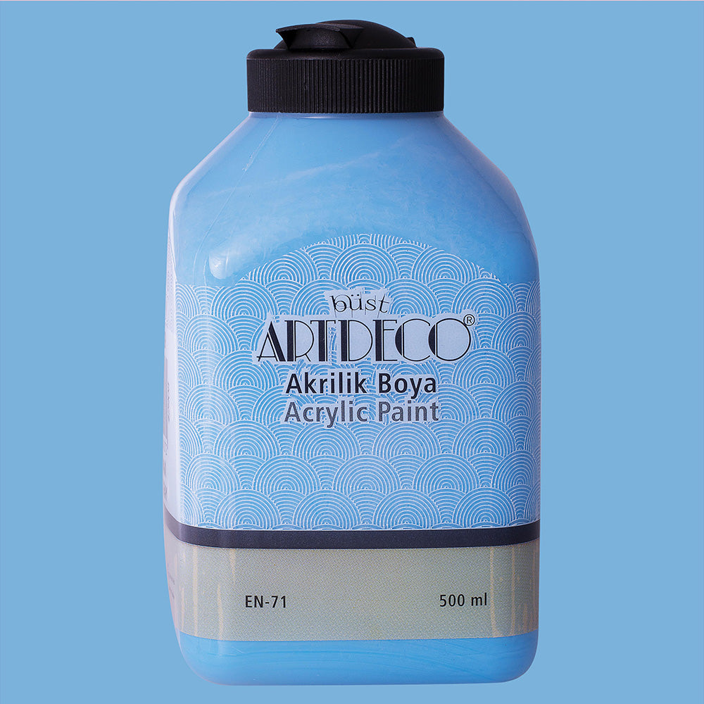 Artdeco Akrilik Boya 500ml Bulut Mavi 3609