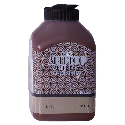 Artdeco Akrilik Boya 500ml Kahverengi 3615