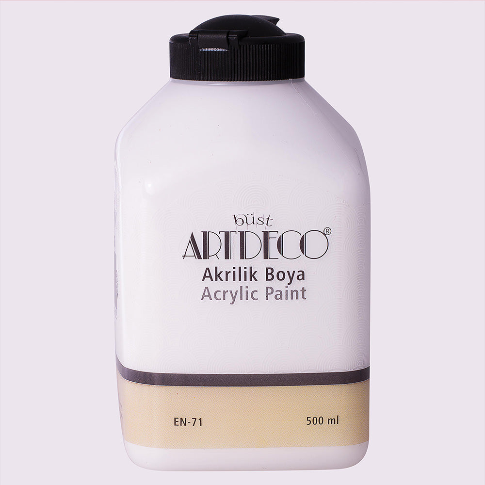 Artdeco Akrilik Boya 500ml Beyaz 3619