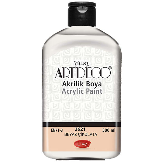 Artdeco Akrilik Boya 500ml Beyaz Çikolata 3621