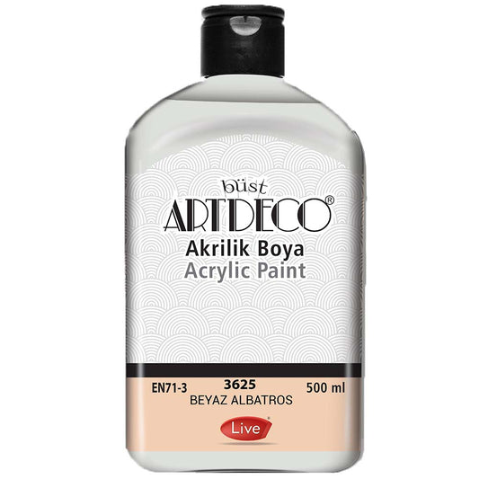 Artdeco Akrilik Boya 500ml Beyaz Albatros 3625