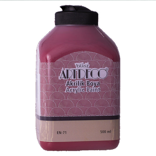 Artdeco Akrilik Boya 500ml Bordo 3643