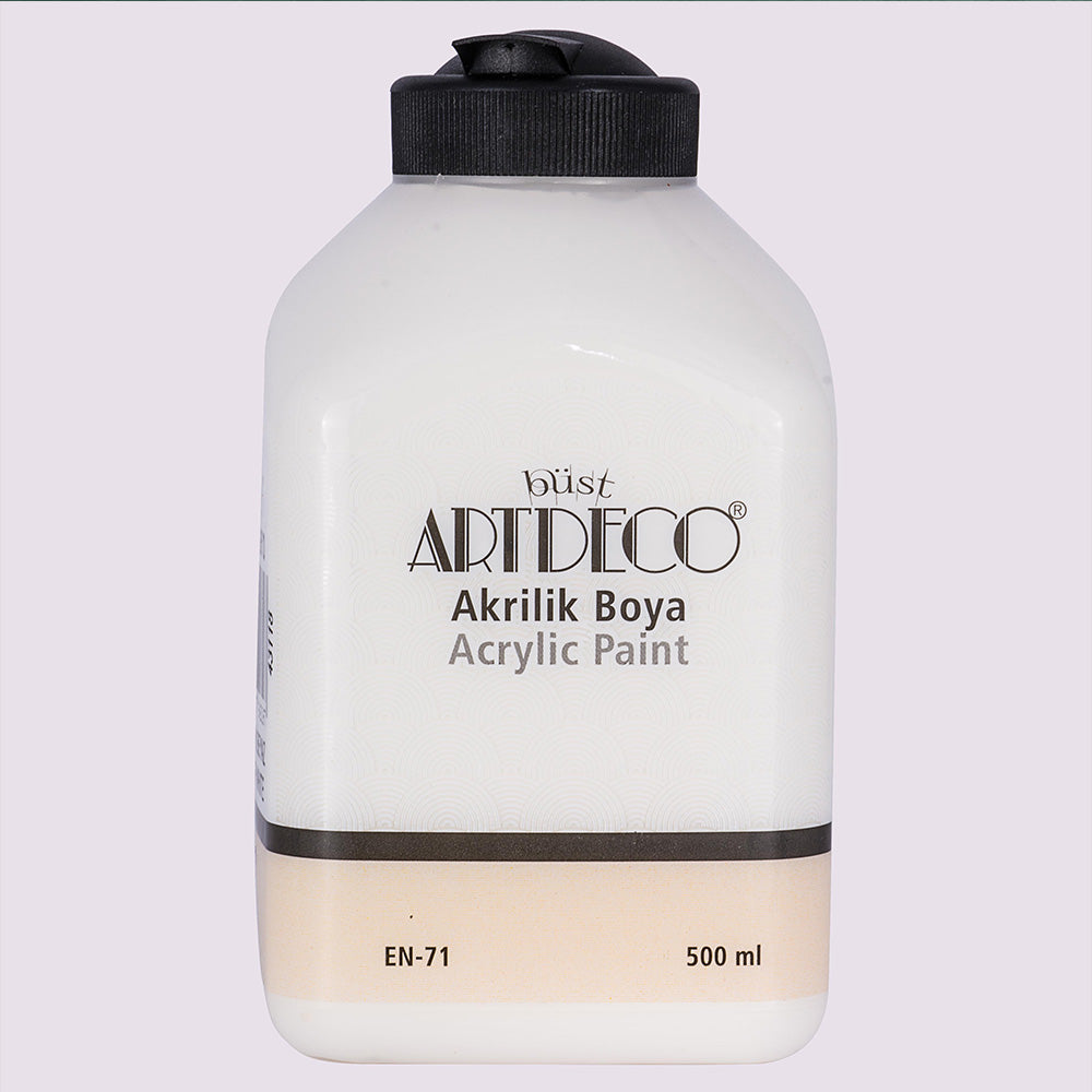 Artdeco Akrilik Boya 500ml Kırık Beyaz 3670