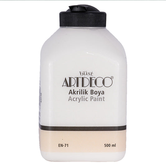 Artdeco Akrilik Boya 500ml Kırık Beyaz 3670