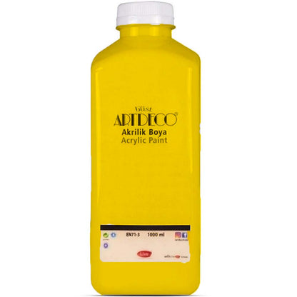 Artdeco Akrilik Boya 1000ml Sarı 3601