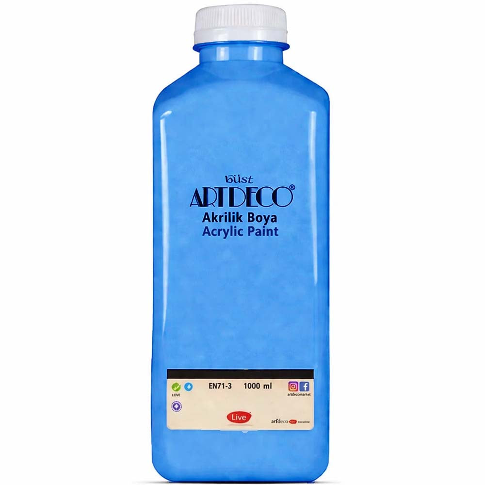 Artdeco Akrilik Boya 1000ml Mavi 3610