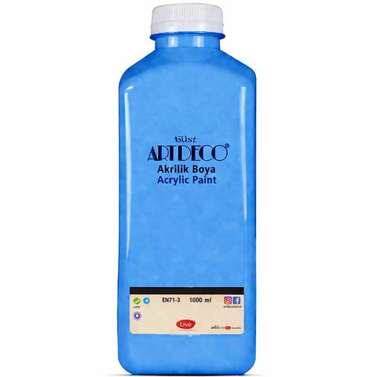 Artdeco Akrilik Boya 1000ml Mavi 3610