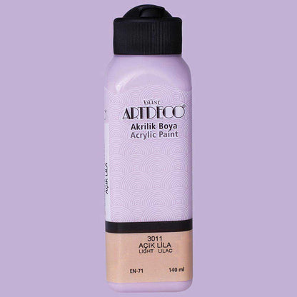 Artdeco Akrilik Boya 140ml Açık Lila 3011
