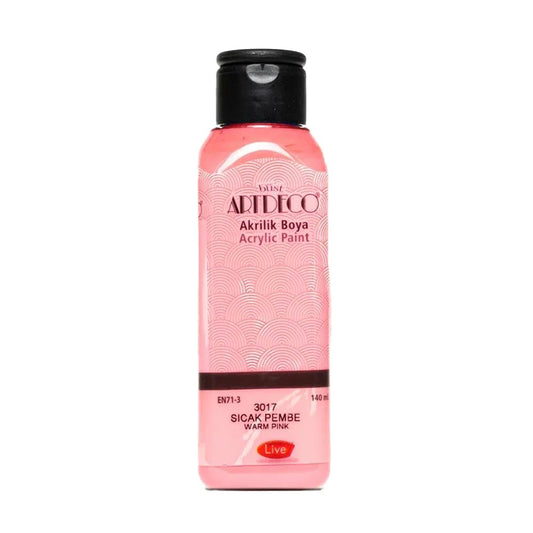 Artdeco Akrilik Boya 140ml Sıcak Pembe 3017