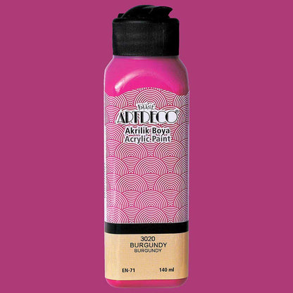 Artdeco Akrilik Boya 140ml Burgundy 3020