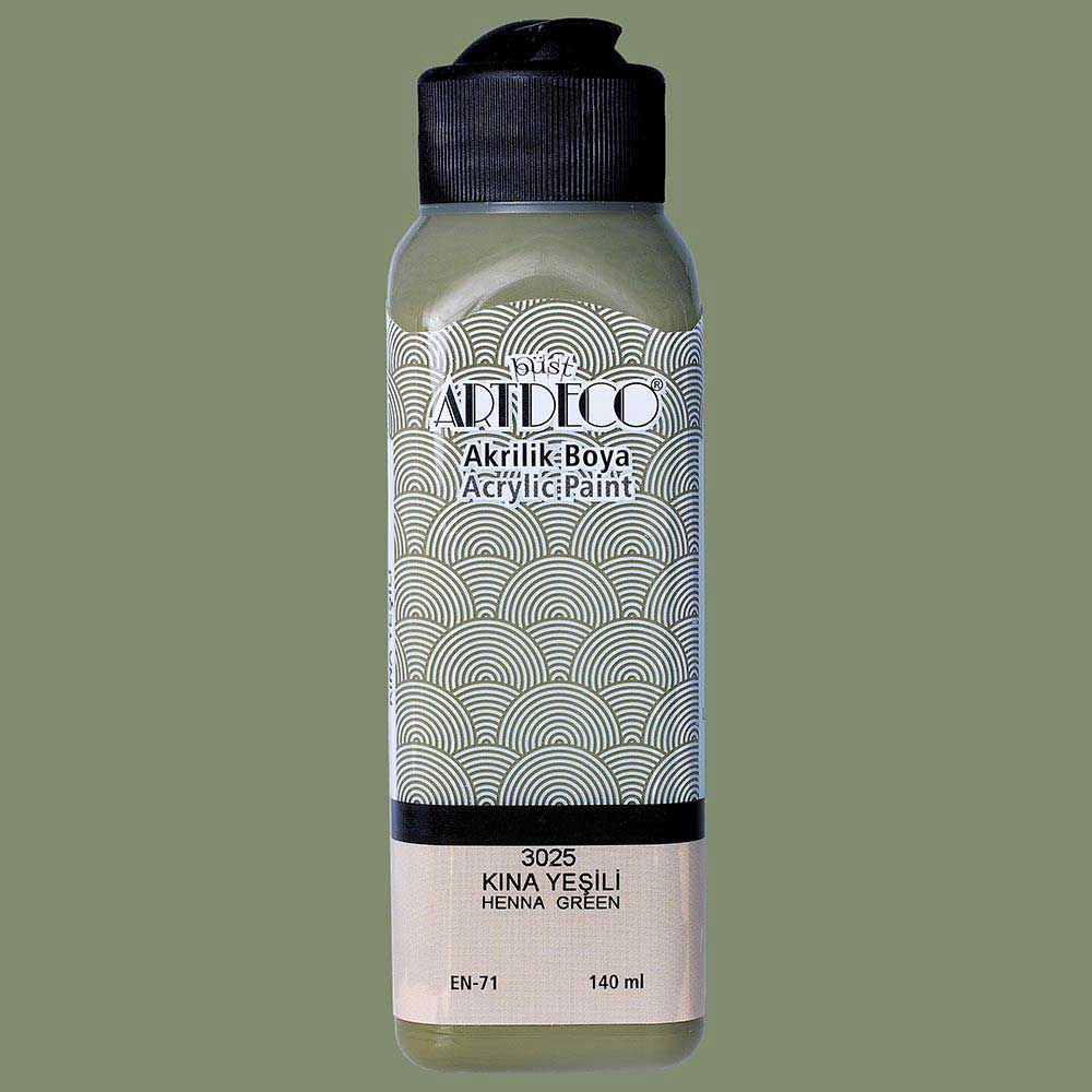 Artdeco Akrilik Boya 140ml Kına Yeşili 3025