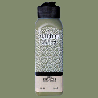 Artdeco Akrilik Boya 140ml Kına Yeşili 3025