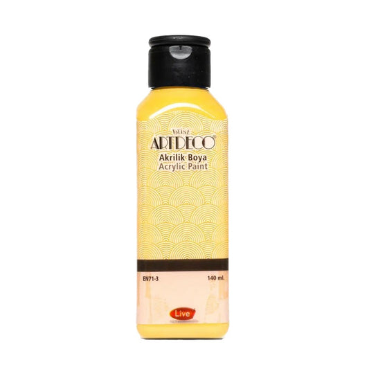 Artdeco Akrilik Boya 140ml Puslu Sarı 3030