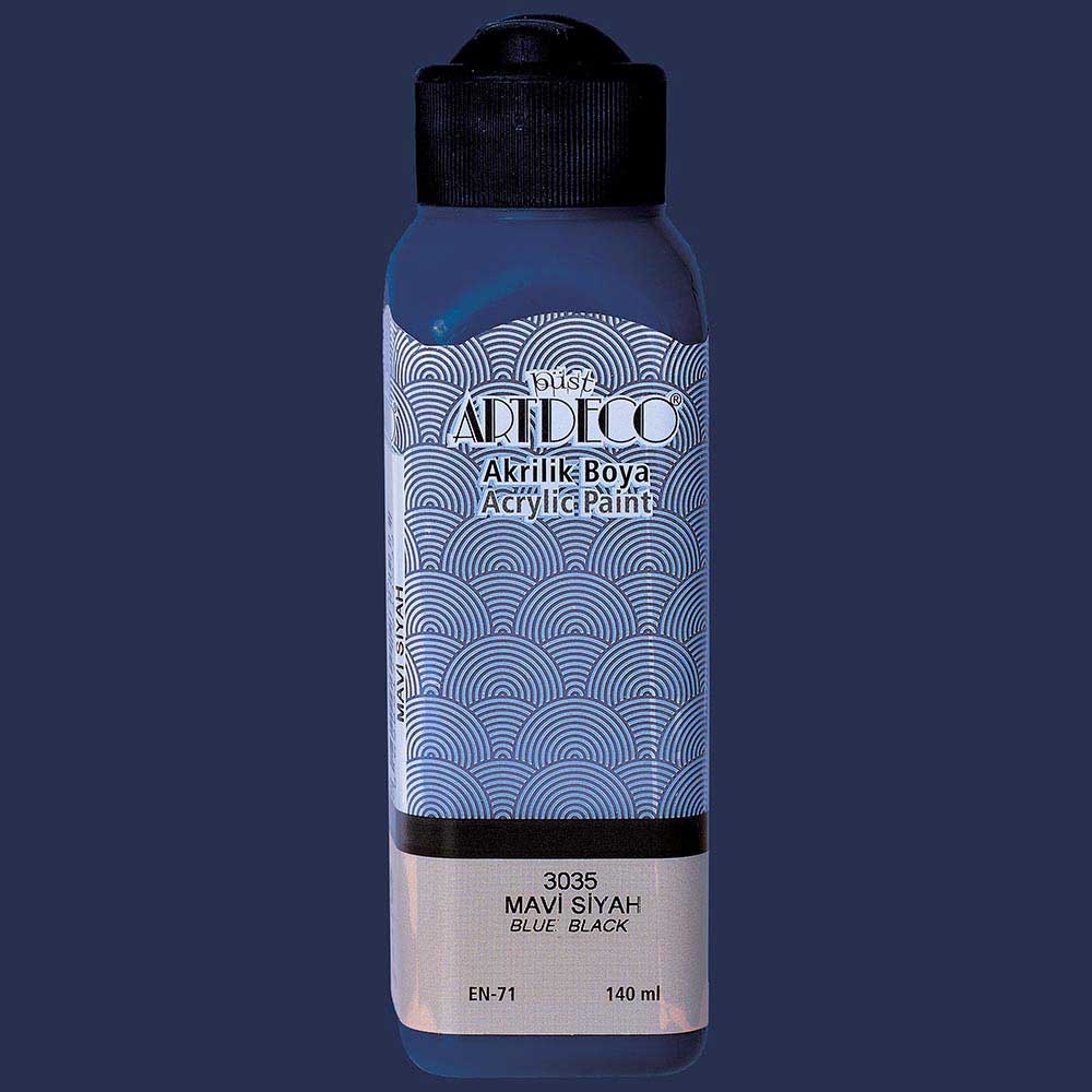 Artdeco Akrilik Boya 140ml Mavi Siyah 3035