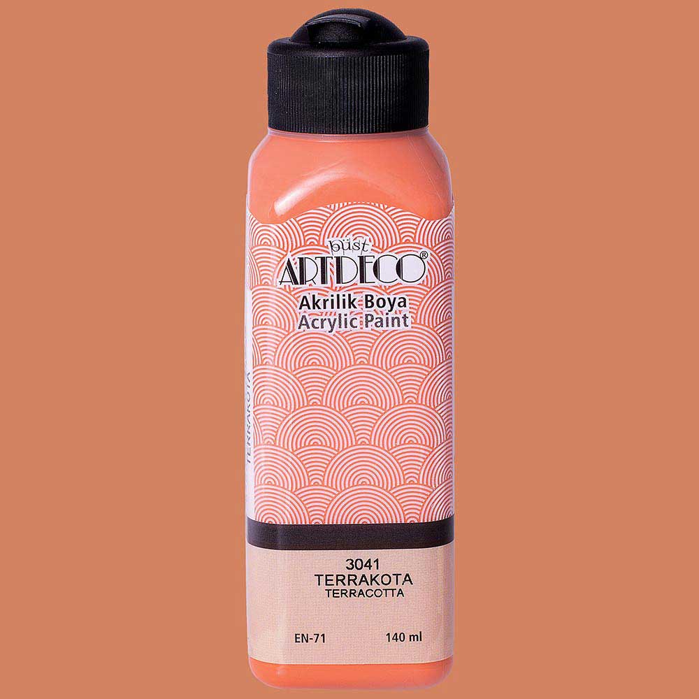 Artdeco Akrilik Boya 140ml Terrakota 3041