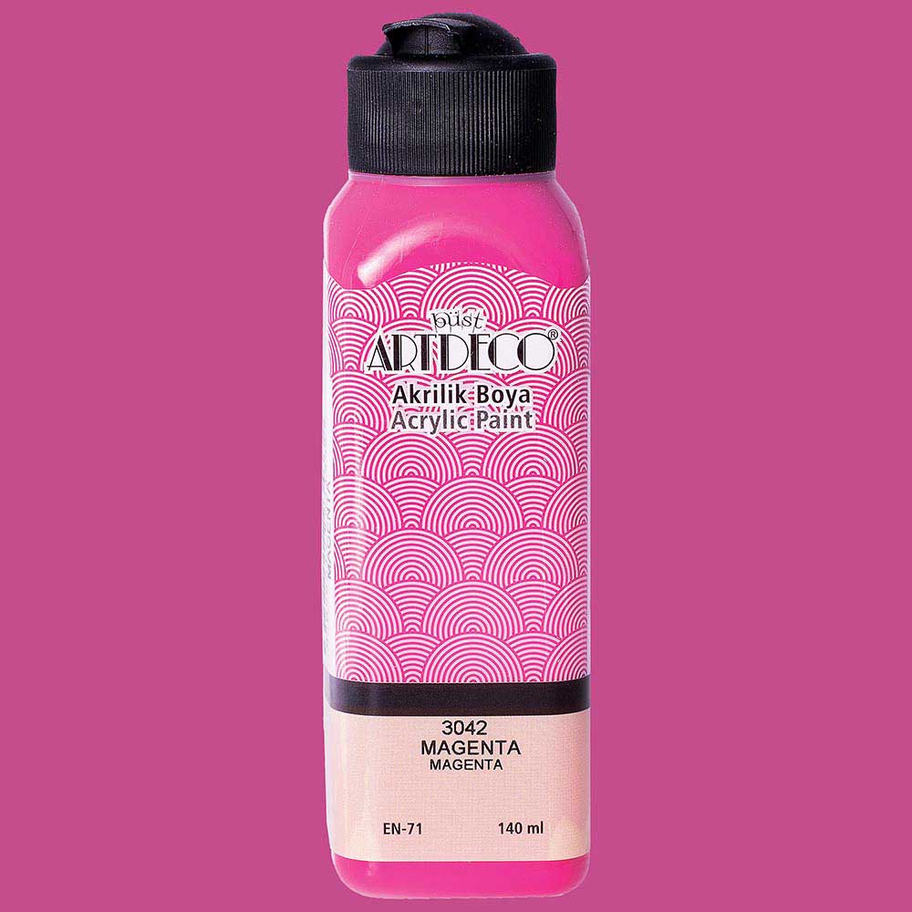 Artdeco Akrilik Boya 140ml Magenta 3042