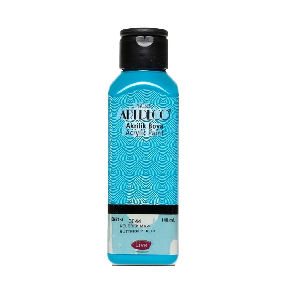 Artdeco Akrilik Boya 140ml Kelebek Mavi 3044