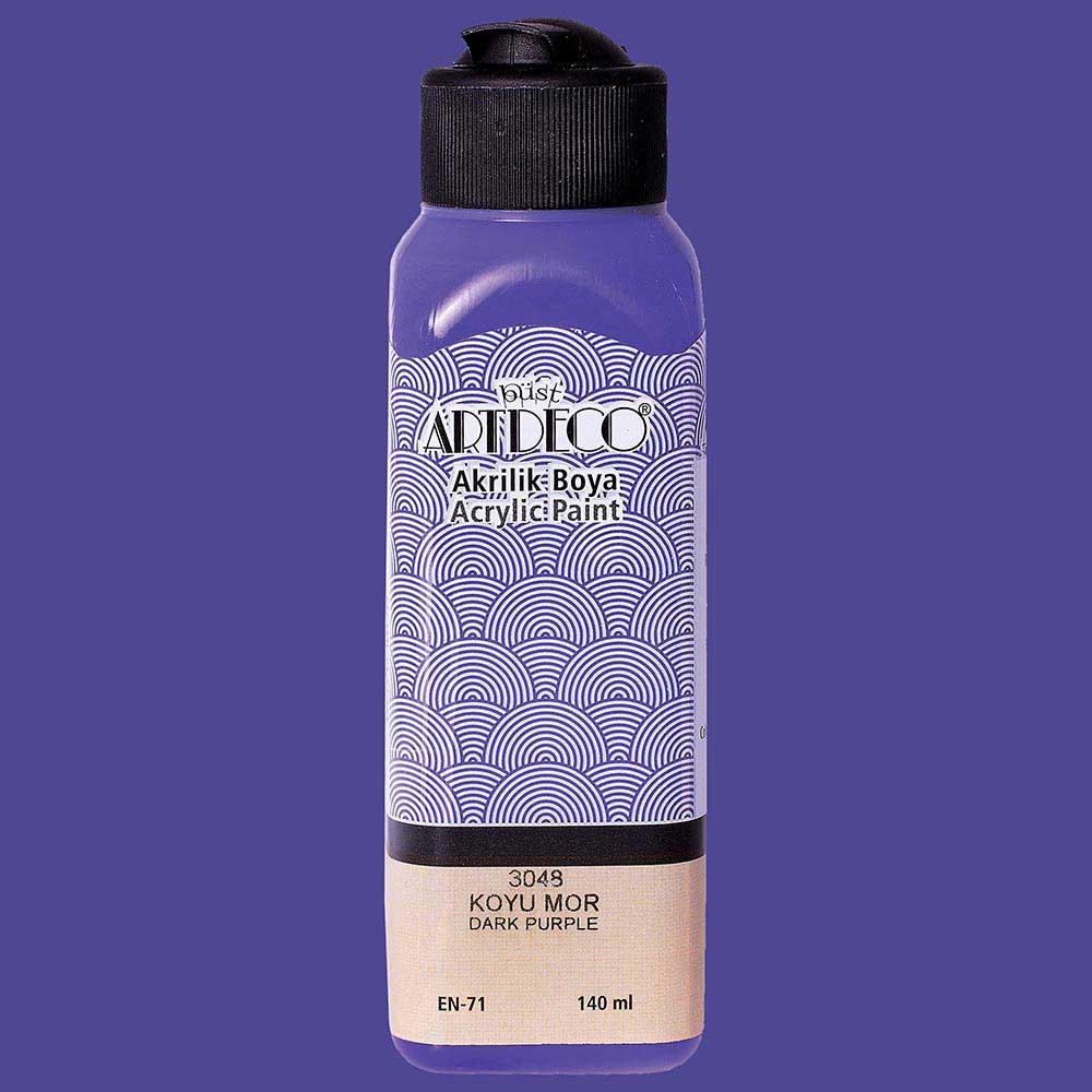 Artdeco Akrilik Boya 140ml Koyu Mor 3048