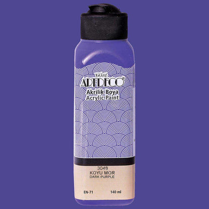 Artdeco Akrilik Boya 140ml Koyu Mor 3048