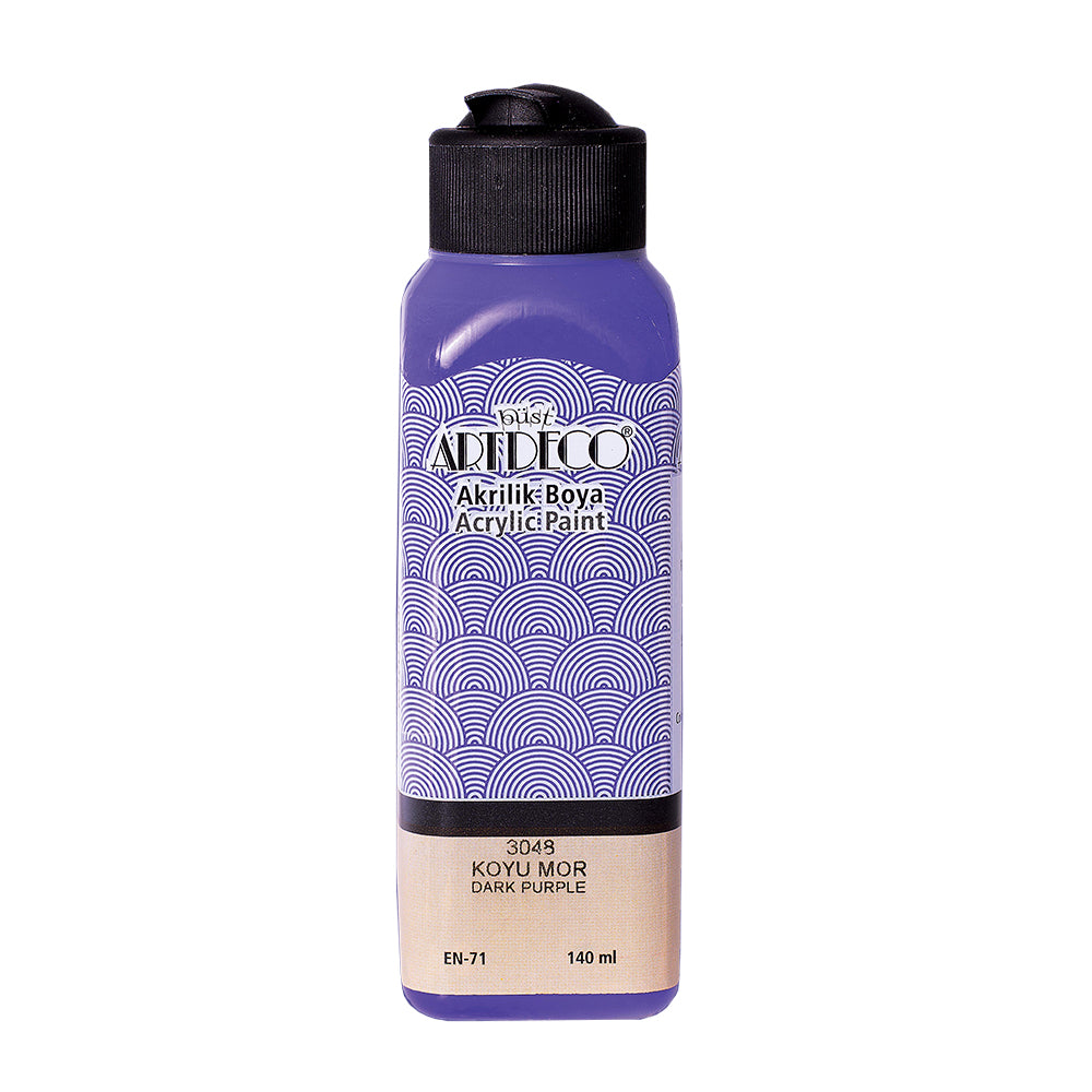Artdeco Akrilik Boya 140ml Koyu Mor 3048