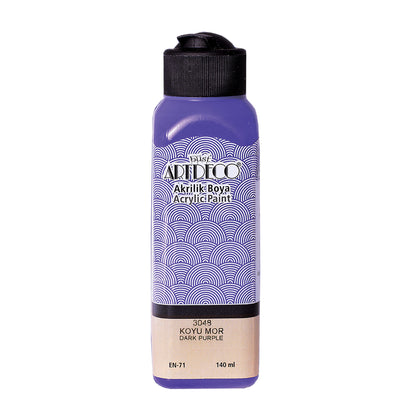 Artdeco Akrilik Boya 140ml Koyu Mor 3048