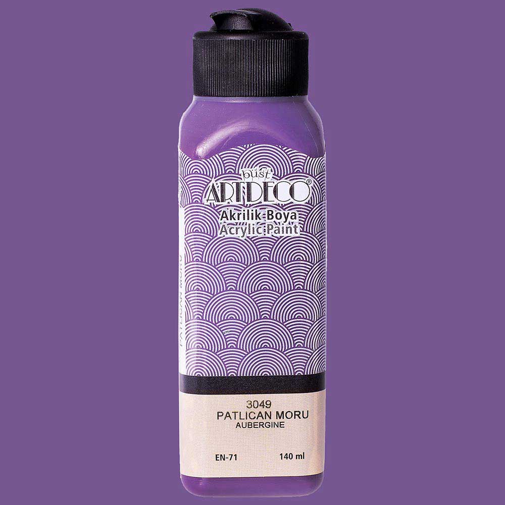 Artdeco Akrilik Boya 140ml Patlıcan Moru 3049
