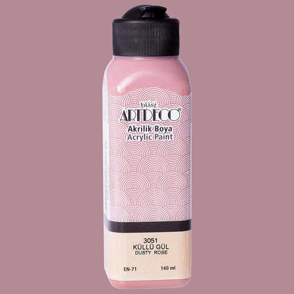 Artdeco Akrilik Boya 140ml Küllü Gül 3051