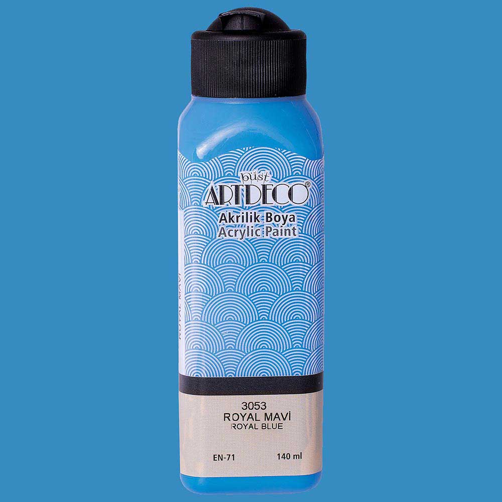 Artdeco Akrilik Boya 140ml Royal Mavi 3053