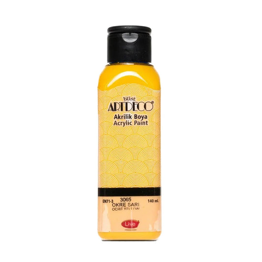 Artdeco Akrilik Boya 140ml Okre Sarı 3065