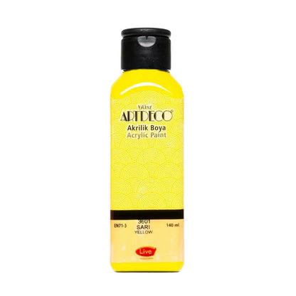 Artdeco Akrilik Boya 140ml Sarı 3601