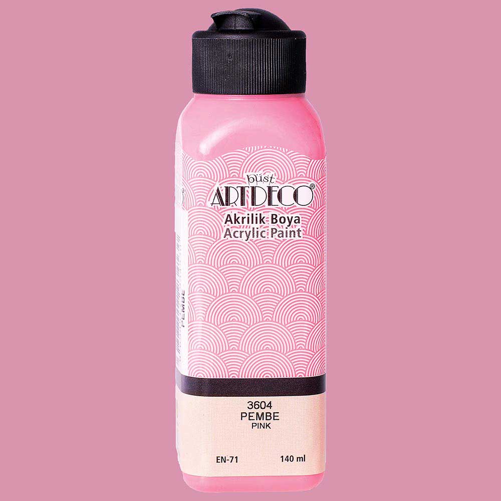 Artdeco Akrilik Boya 140ml Pembe 3604