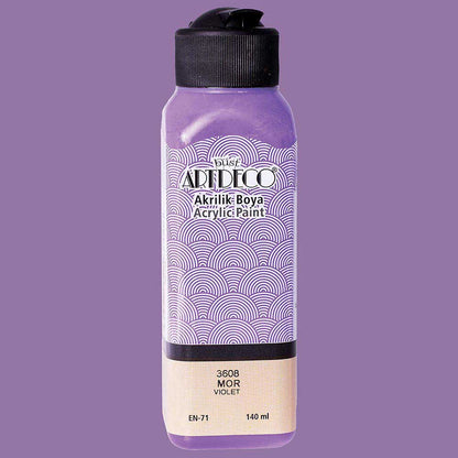 Artdeco Akrilik Boya 140ml Mor 3608