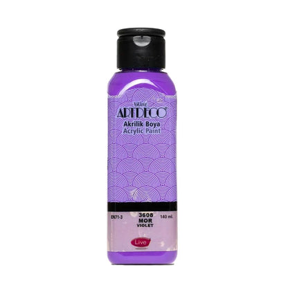Artdeco Akrilik Boya 140ml Mor 3608