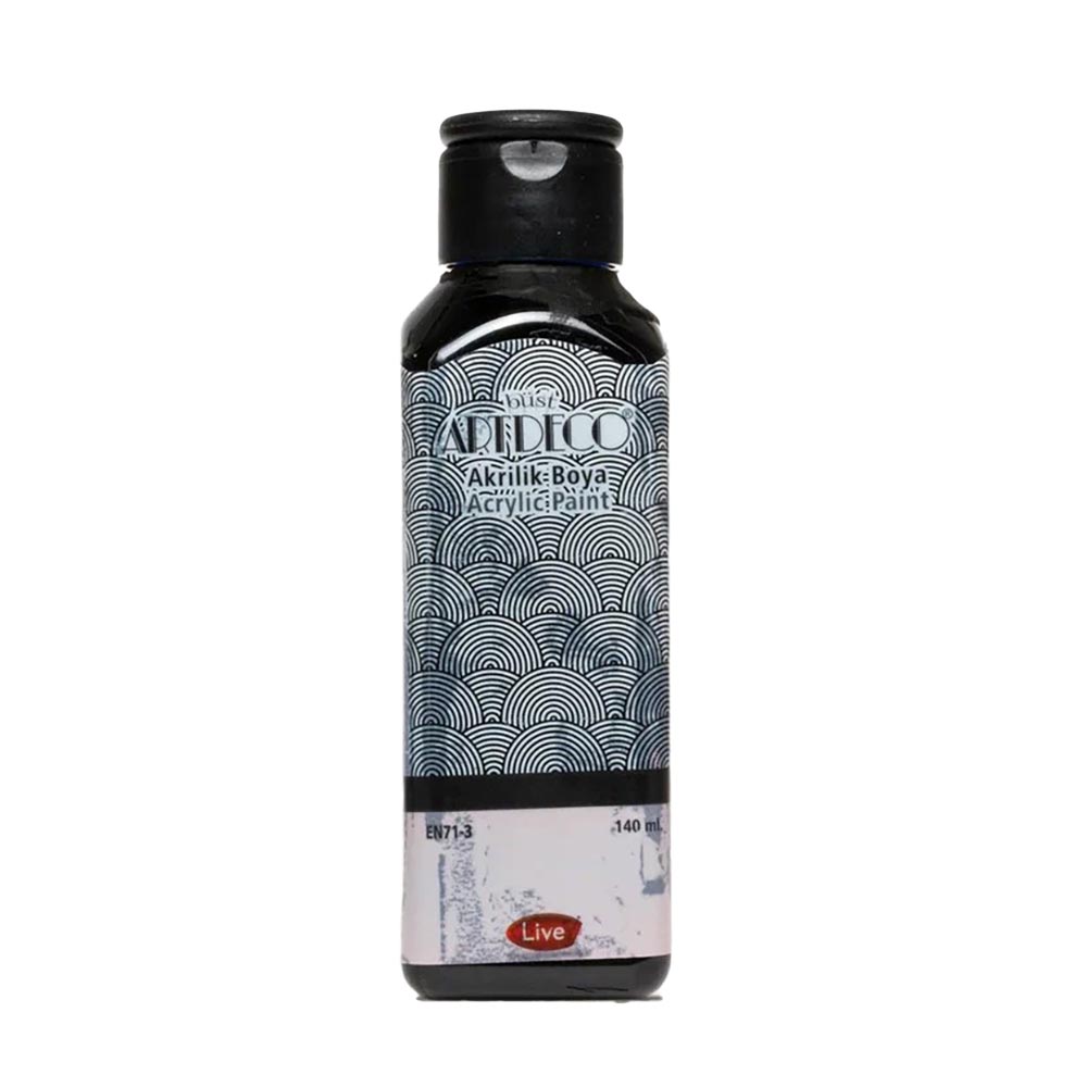 Artdeco Akrilik Boya 140ml Siyah 3618