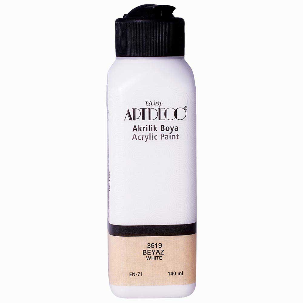Artdeco Akrilik Boya 140ml Beyaz 3619