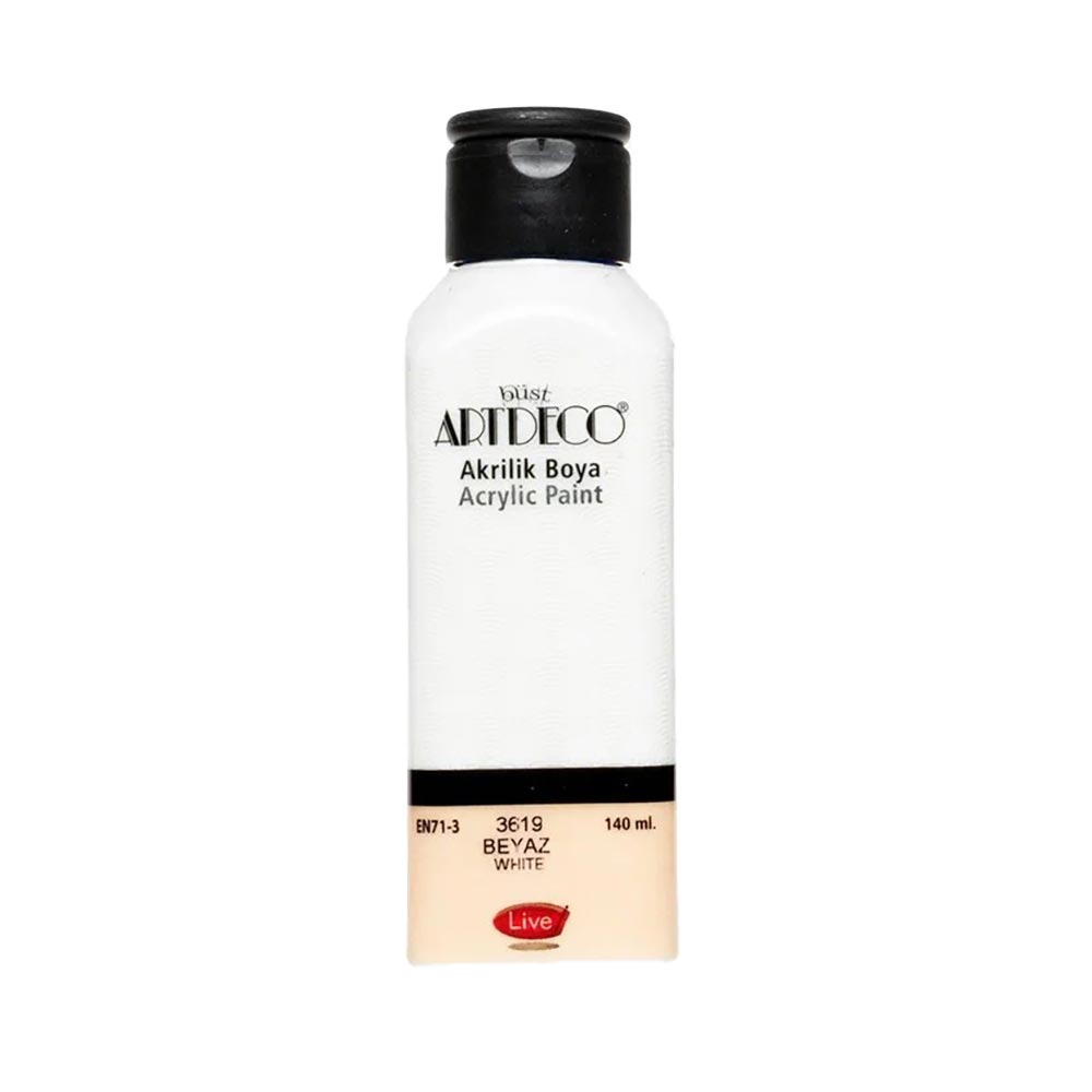 Artdeco Akrilik Boya 140ml Beyaz 3619