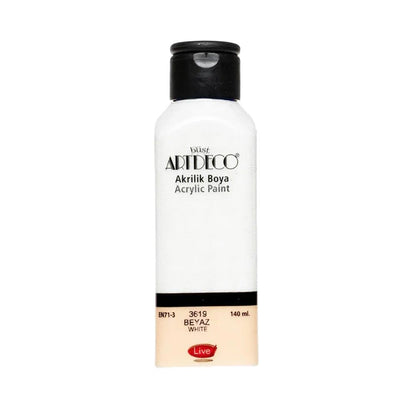 Artdeco Akrilik Boya 140ml Beyaz 3619