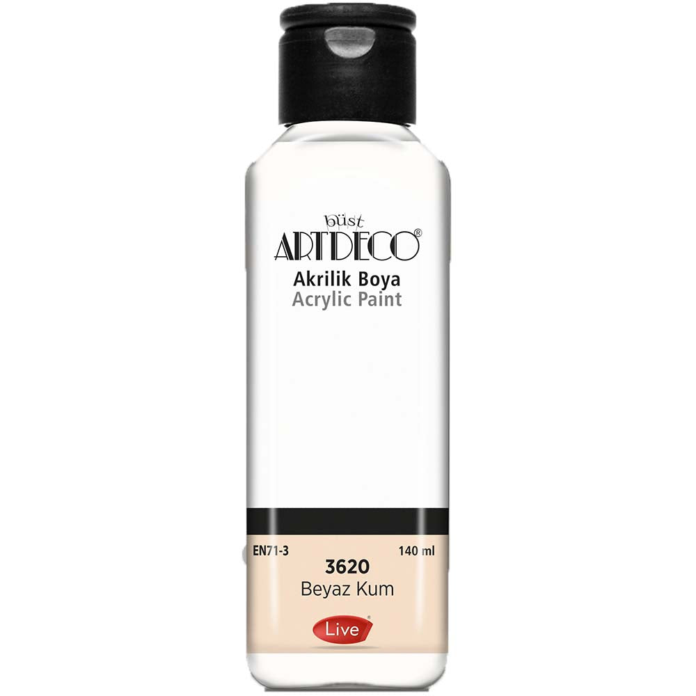 Artdeco Akrilik Boya 140ml Beyaz Kum 3620