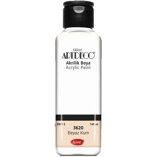 Artdeco Akrilik Boya 140ml Beyaz Kum 3620
