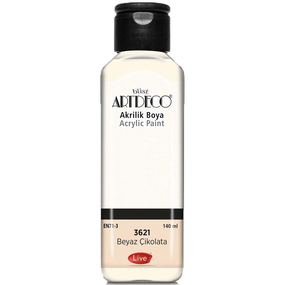 Artdeco Akrilik Boya 140ml Beyaz Çikolata 3621
