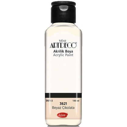 Artdeco Akrilik Boya 140ml Beyaz Çikolata 3621